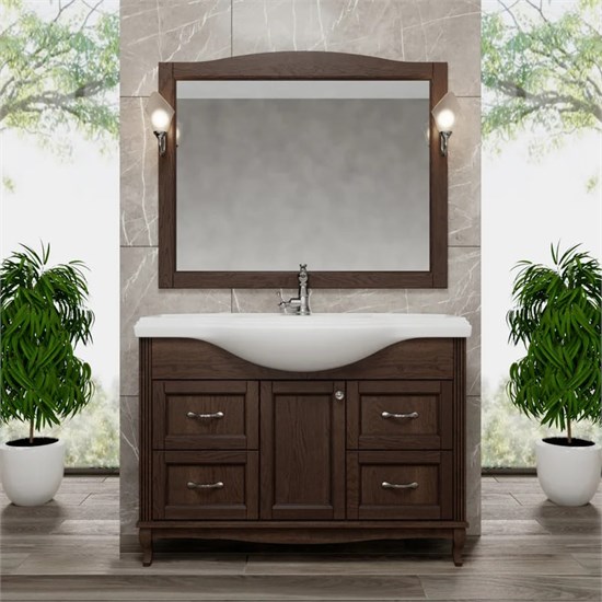 Комплект мебели для ванной комнаты ValenHouse коллекция Эллина 120-2, в цвете кальяри, массив ясеня 11