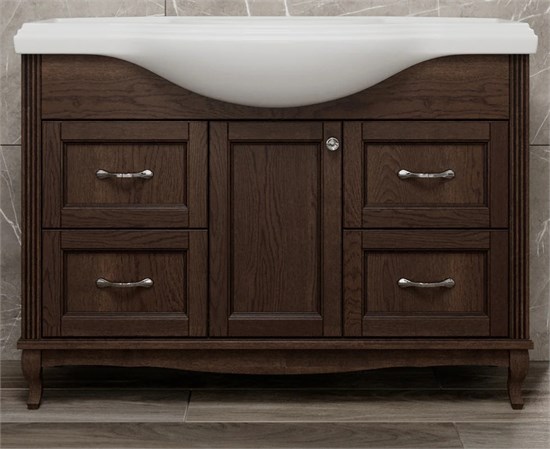 Тумба напольная ValenHouse коллекция Эллина 120-2, в цвете кальяри, массив ясеня 50