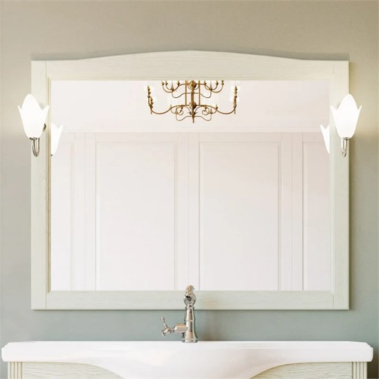 Зеркало ValenHouse коллекция Эллина 120, в цвете слоновая кость, массив ясеня 81