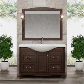 Комплект мебели для ванной комнаты ValenHouse коллекция Эллина 120-2, в цвете кальяри, массив ясеня 11