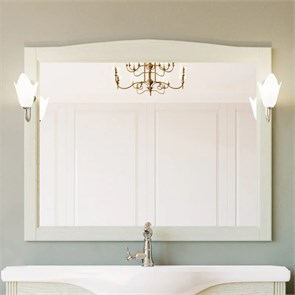 Зеркало ValenHouse коллекция Эллина 120, в цвете слоновая кость, массив ясеня 81