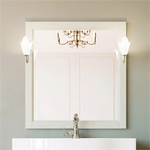 Зеркало ValenHouse коллекция Лиора 90, в цвете белый, массив ясеня 91