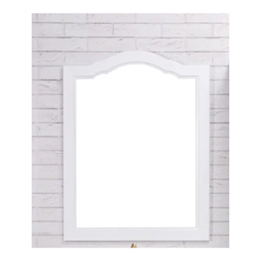 Зеркало ValenHouse коллекция Эстетика 80, в цвете белый, массив ясеня 97