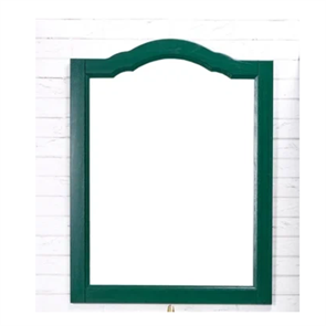 Зеркало ValenHouse коллекция Эстетика 80, в цвете зеленый, массив ясеня 99