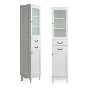 Колонна ValenHouse Эллина-400R, правая, в цвете белый, массив ясеня 133