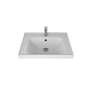 Умывальник Классик 600, литой мрамор 113